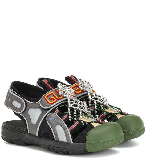 gucci women sandals singleback|authentic gucci sandals women.